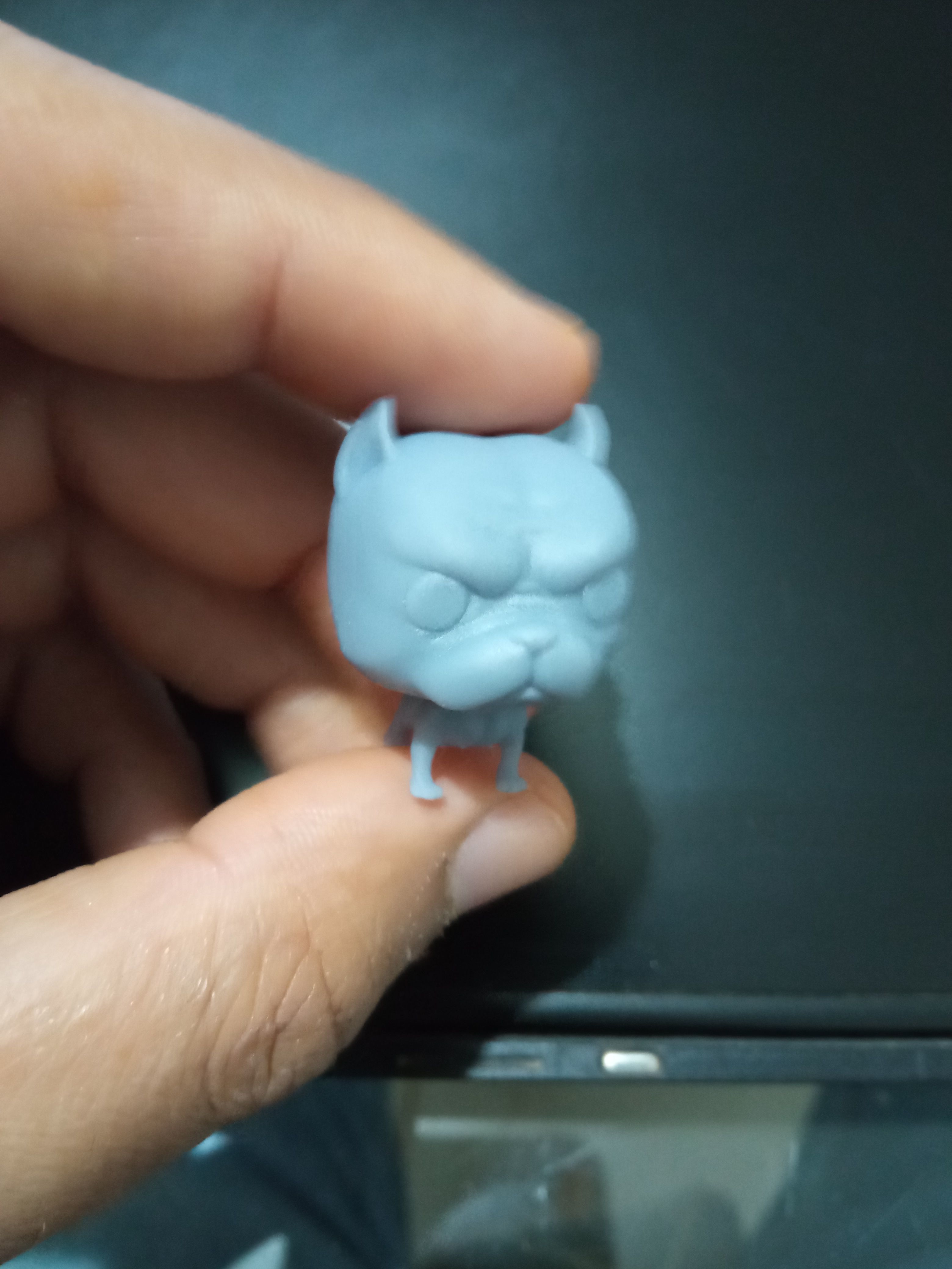 PITBULL V1 FUNKO POP DOG CUSTOM PETS 3D print model_1