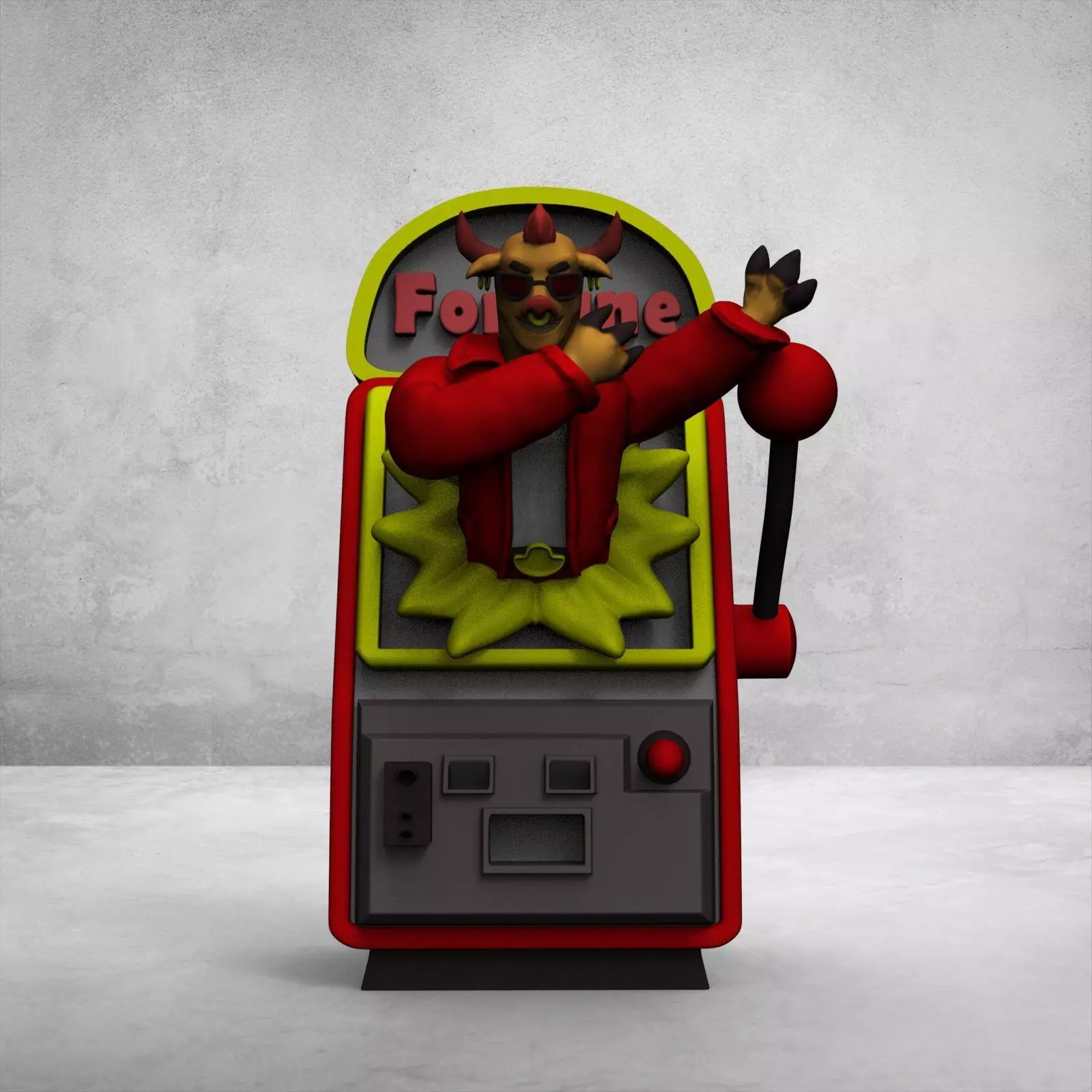Fortune Ox Slot Machine 3D print model