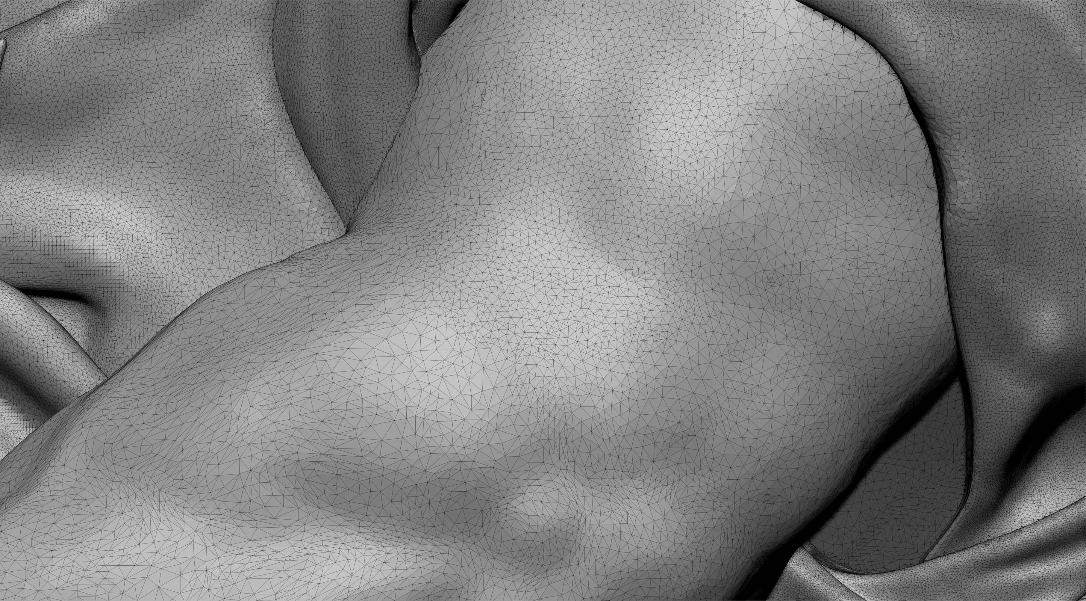 Saint Matthew with wings Relief 3D print model_6