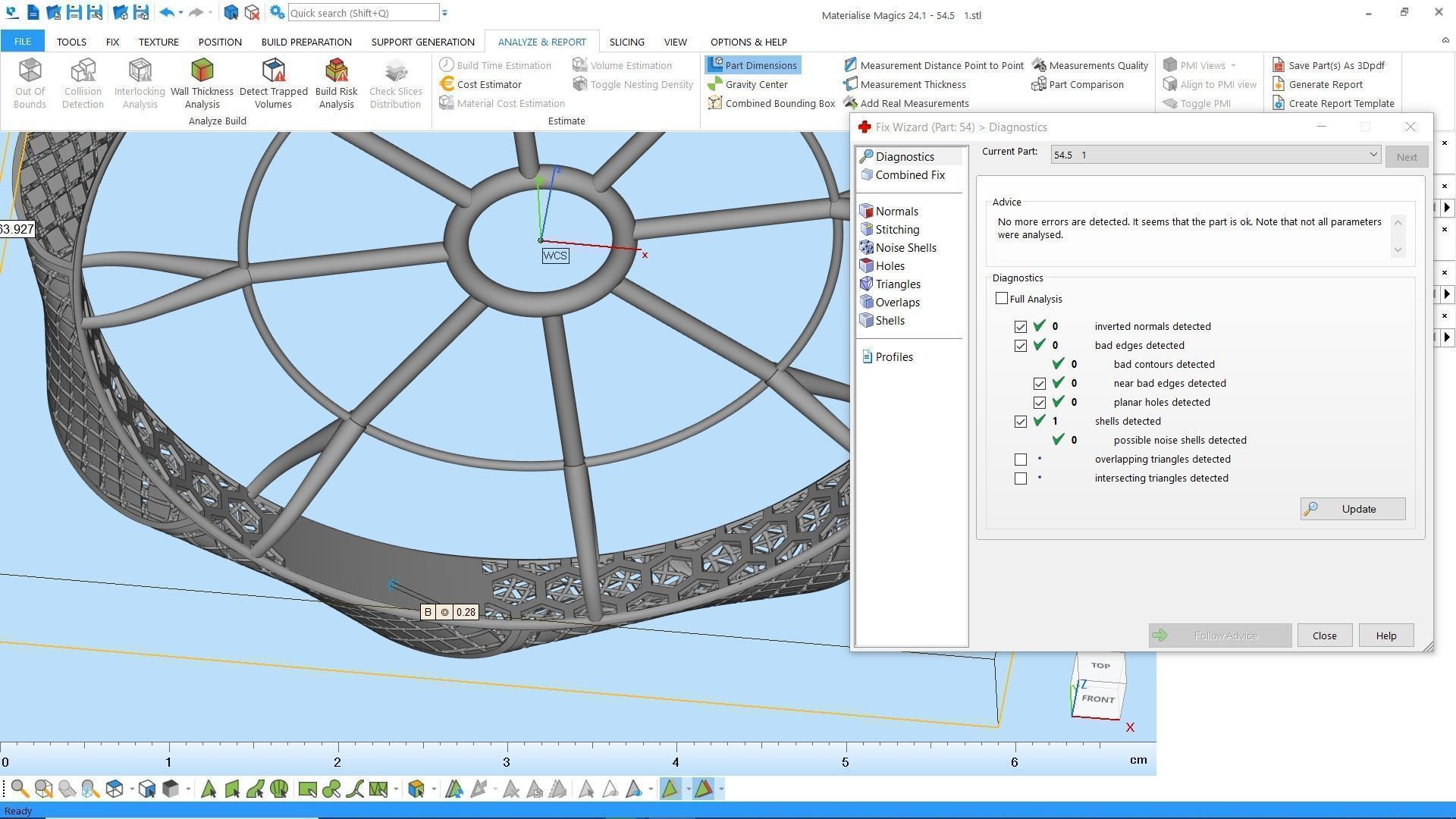 Fusion bracelet bangle 03 in 4 sizes 3D print model_12