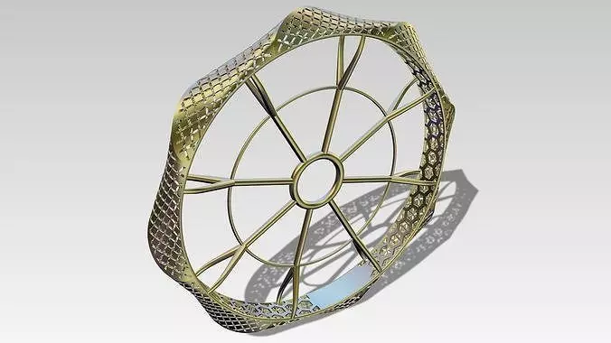 Fusion bracelet bangle 03 in 4 sizes 3D print model_0