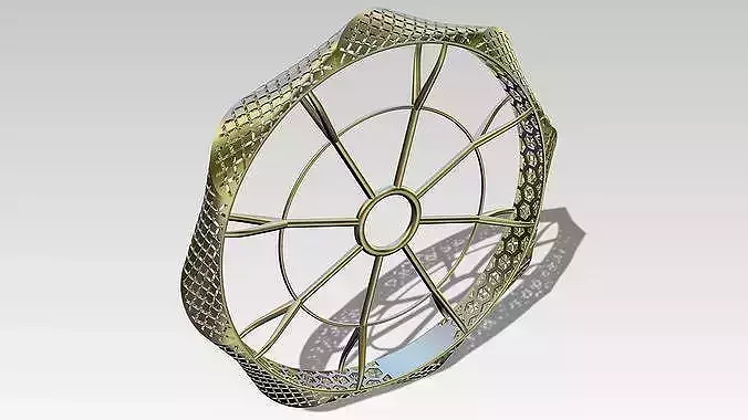 Fusion bracelet bangle 03 in 4 sizes 3D print model