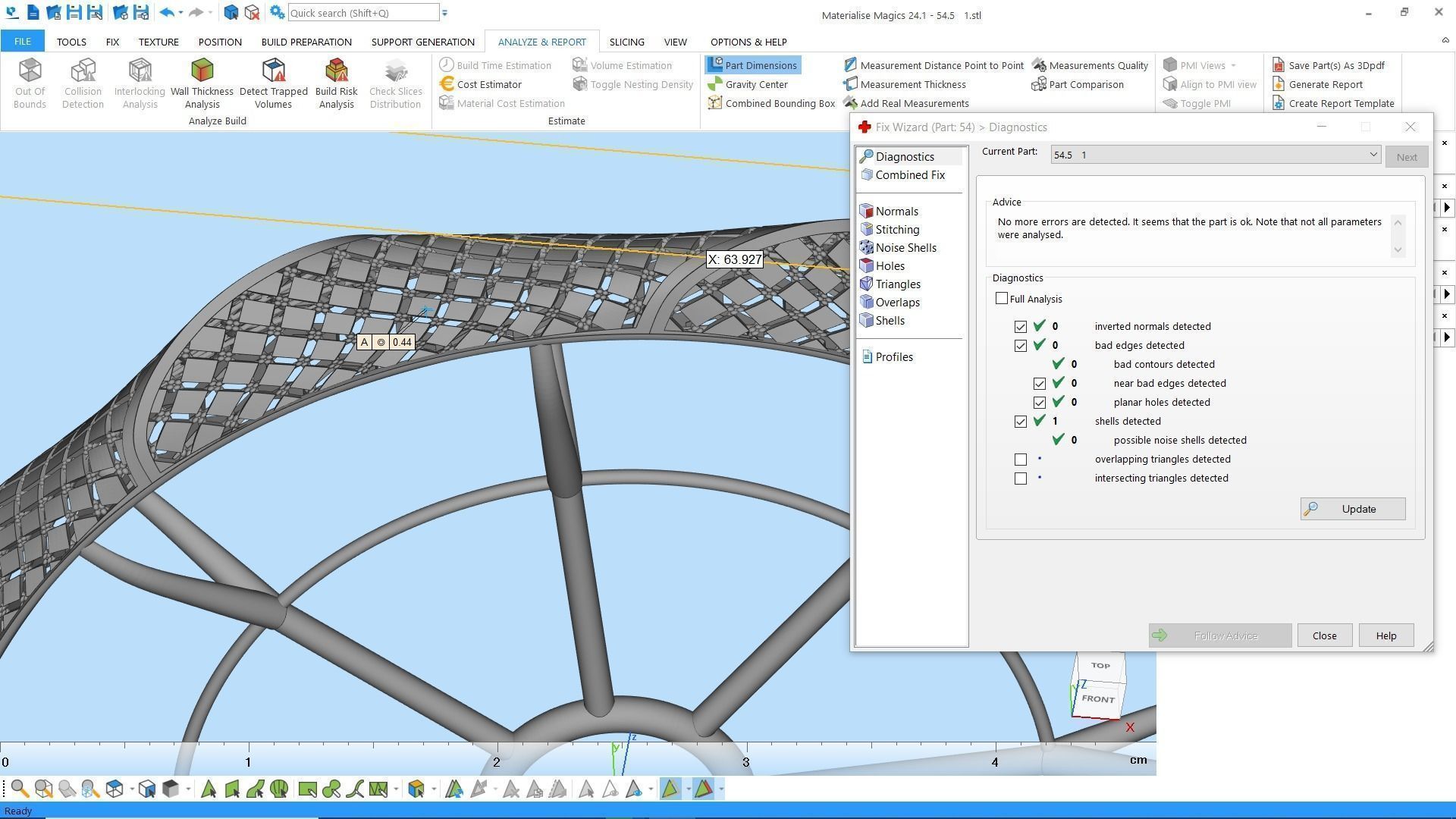 Fusion bracelet bangle 03 in 4 sizes 3D print model_14
