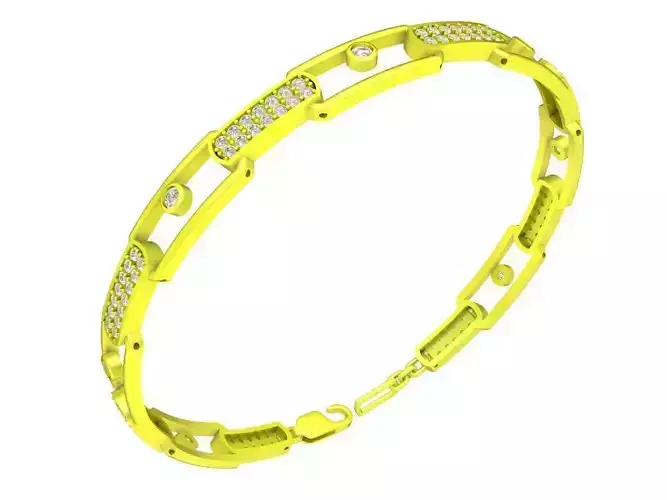 6554 unisex jewelry fashion diamond bracelets