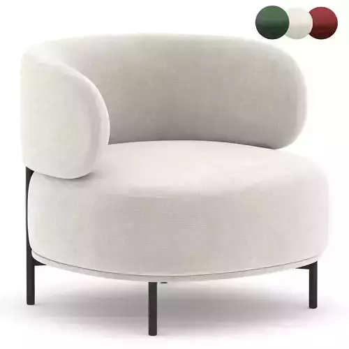 Saboor Upholstered Swivel Barrel Chair