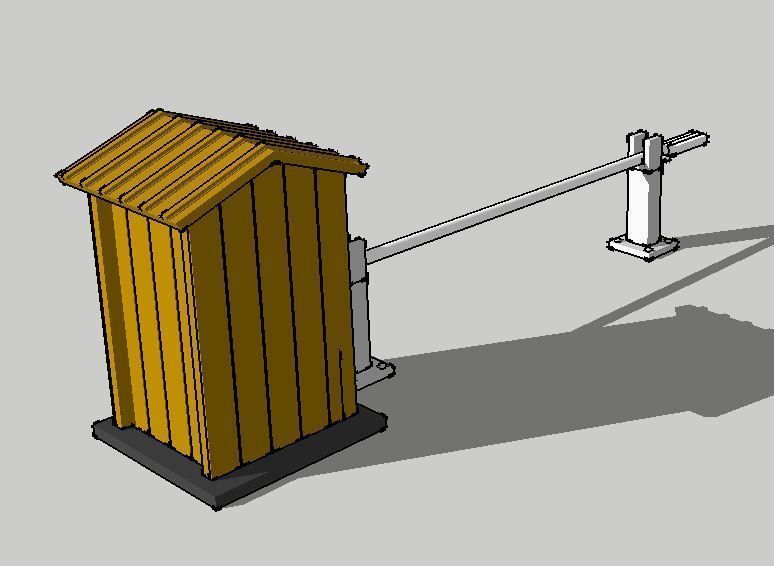 Countryside Trackside Guard Post by Outland Models 3D Printable 3D print model_2