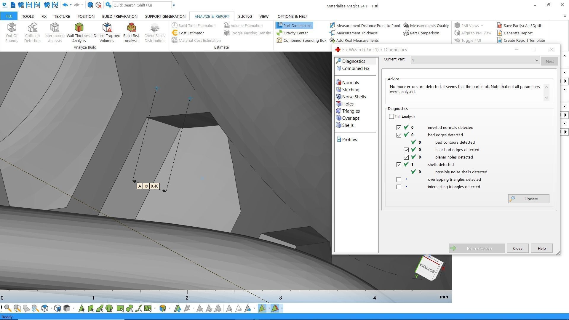 Fusion bracelet bangle 04 in 4 sizes 3D print model_11