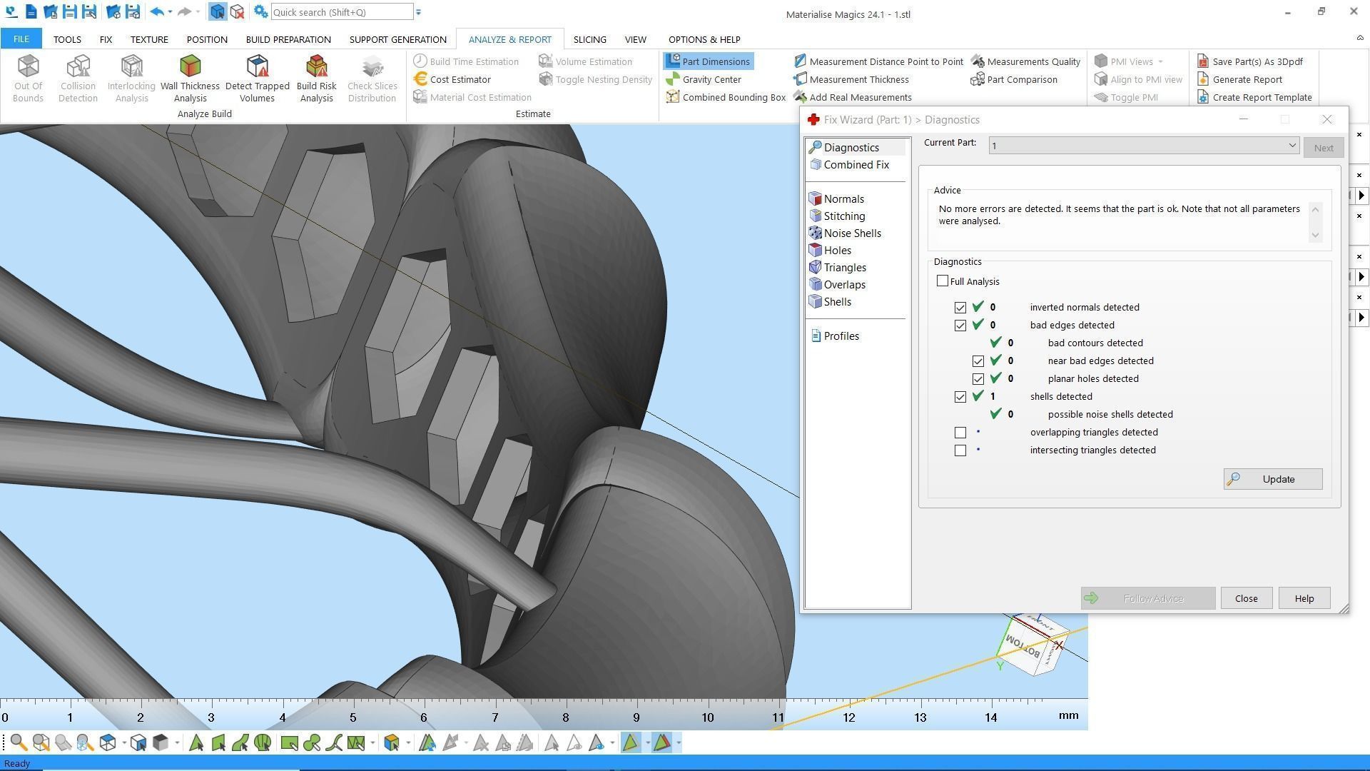 Fusion bracelet bangle 04 in 4 sizes 3D print model_10