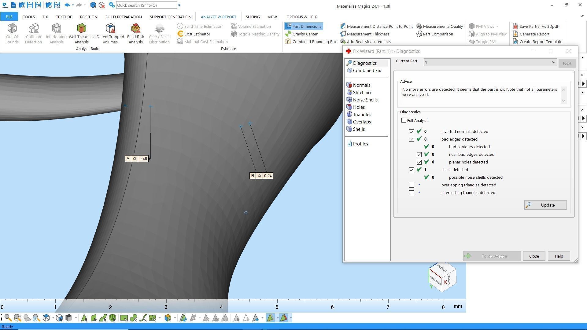 Fusion bracelet bangle 04 in 4 sizes 3D print model_8