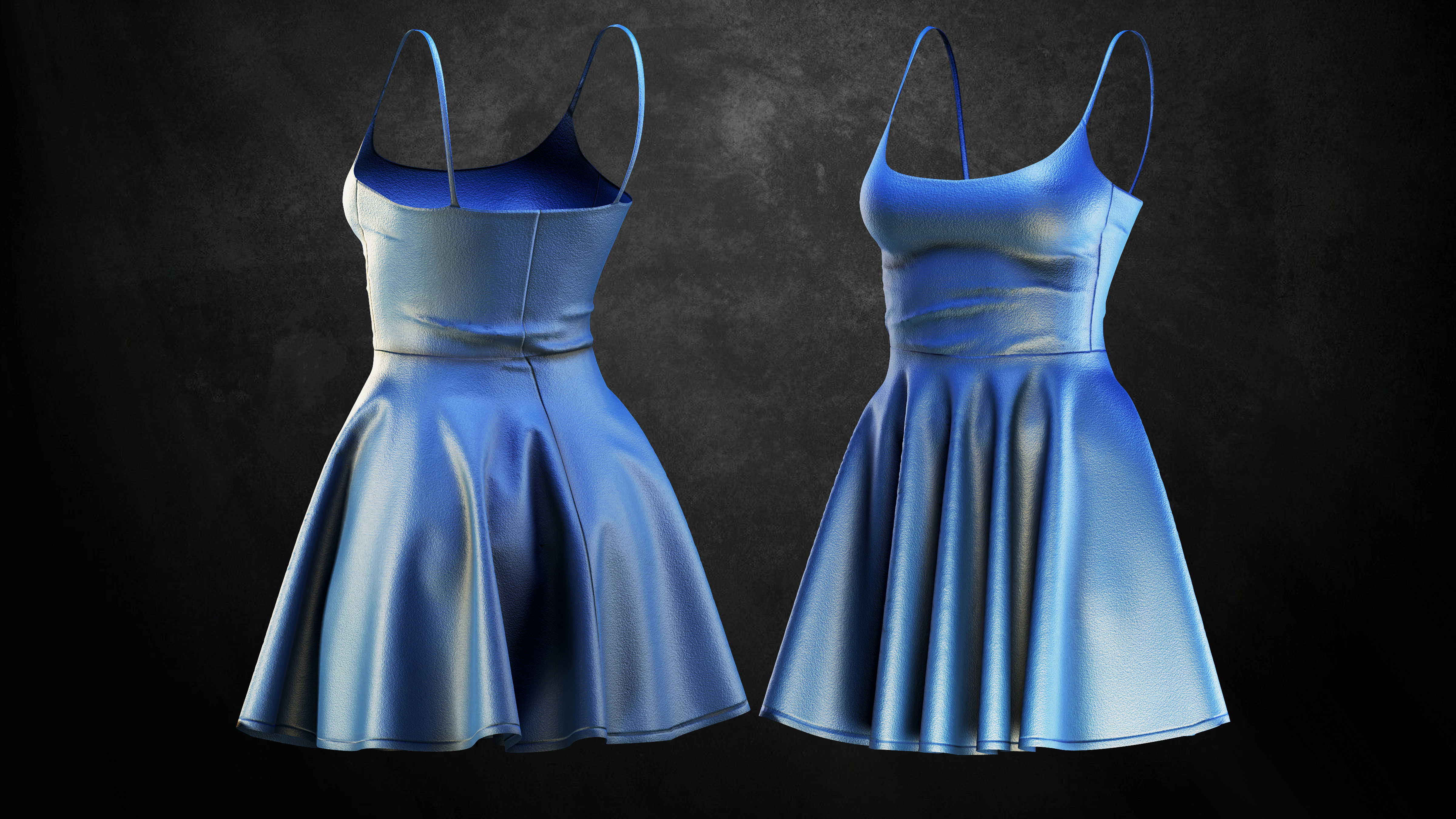 Woman Daily outfits 3D model_6