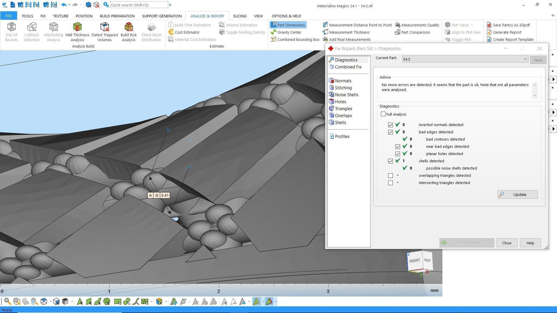 Fusion bracelet bangle 05 in 4 sizes  3D print model_9