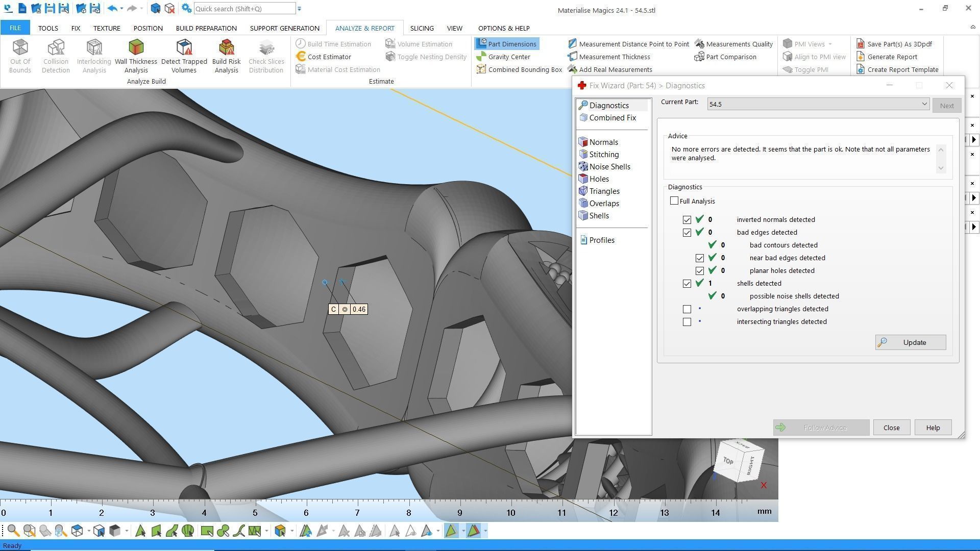 Fusion bracelet bangle 05 in 4 sizes  3D print model_8