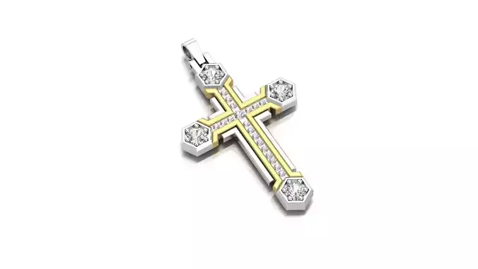 CROSS PENDANT 3D print model
