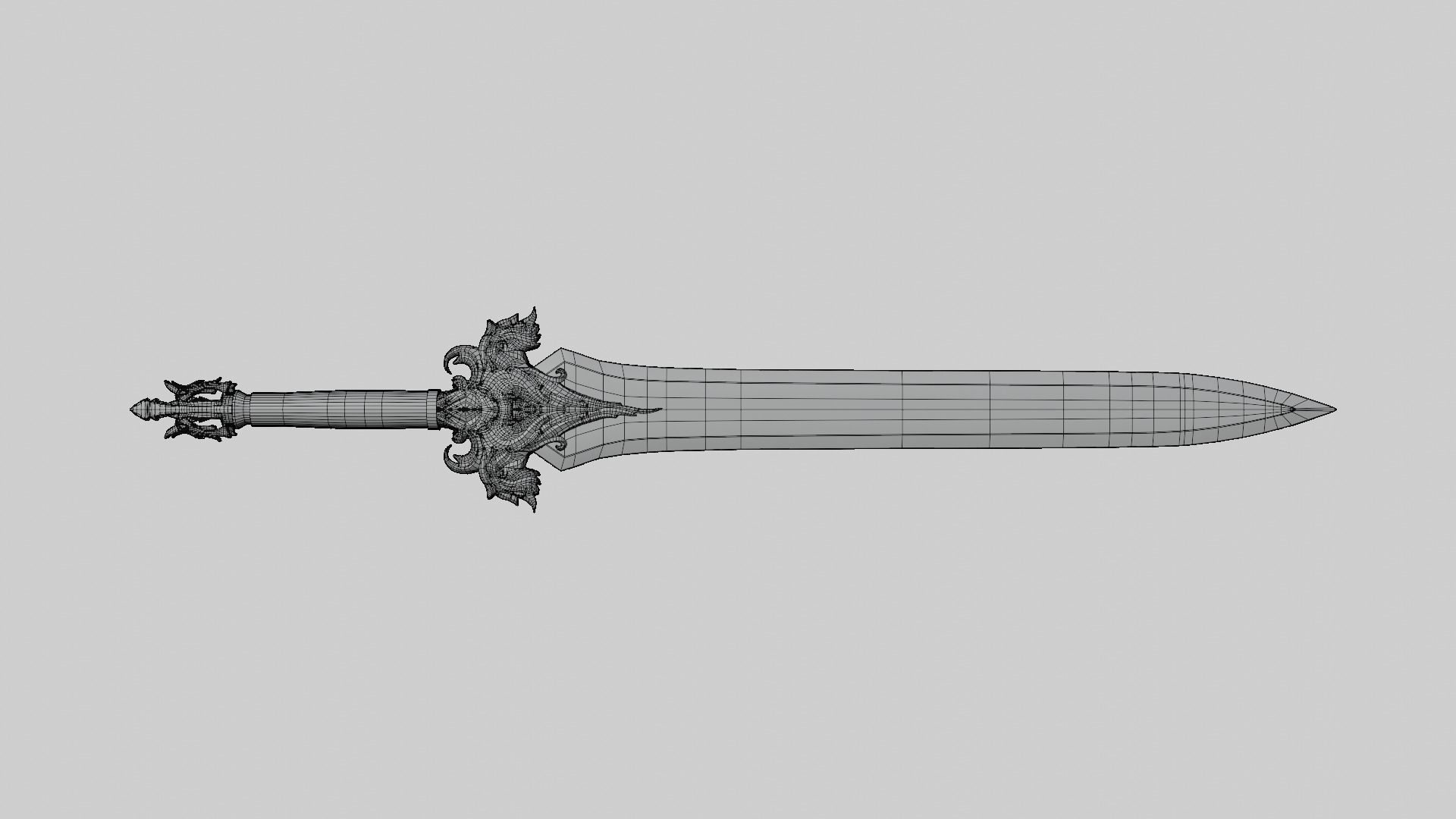 Lion Sword 3D model_3