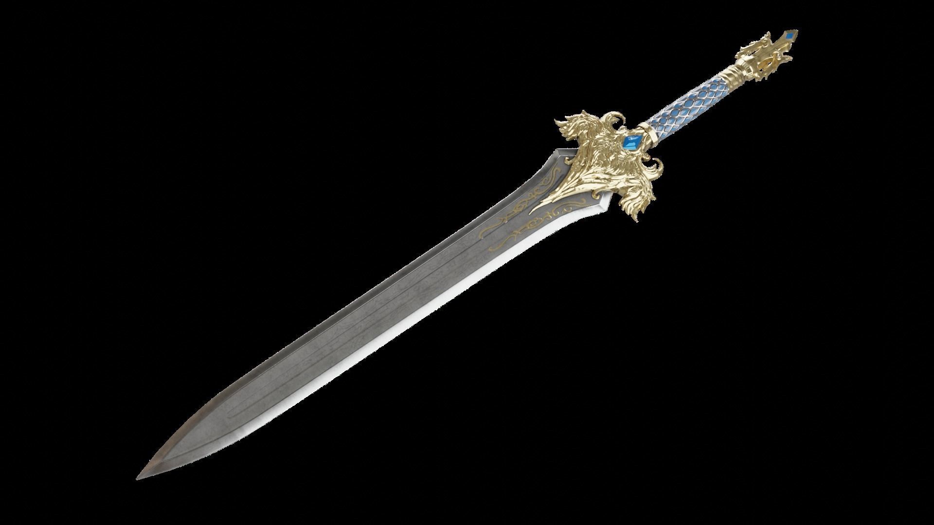 Lion Sword 3D model_2