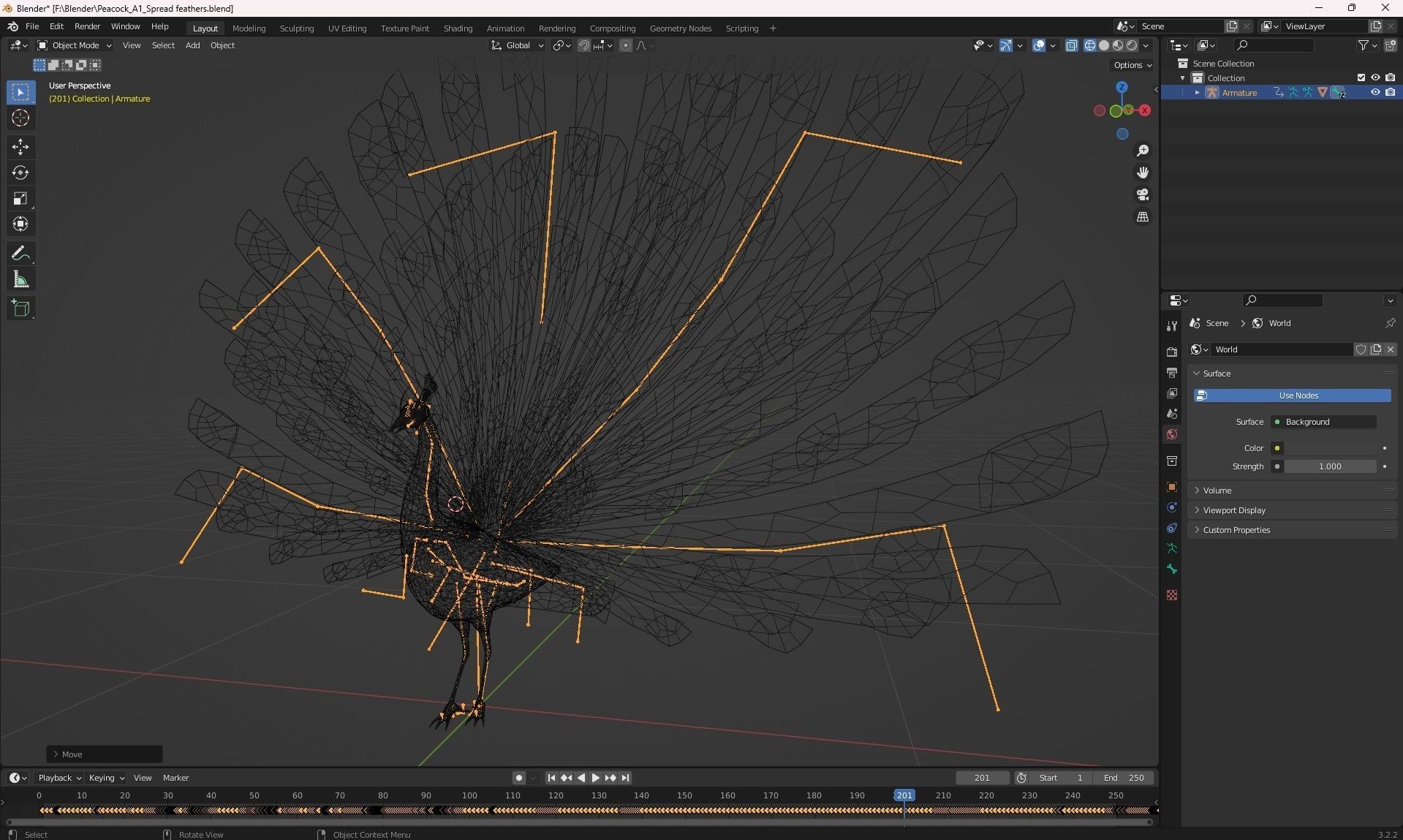 Peacock A1 3D model_10