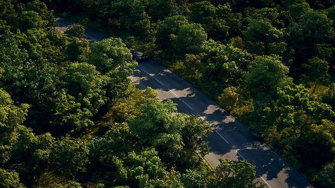 Beautiful Highway 3D model 2