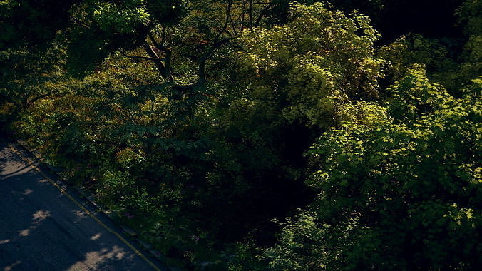Beautiful Highway 3D model 7