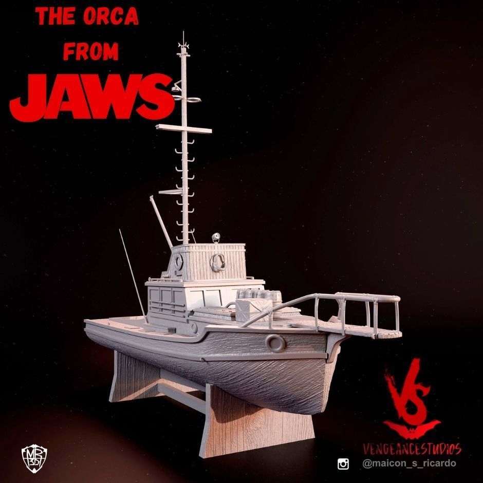 The Orca from JAWS 3D model 3D printable | CGTrader
