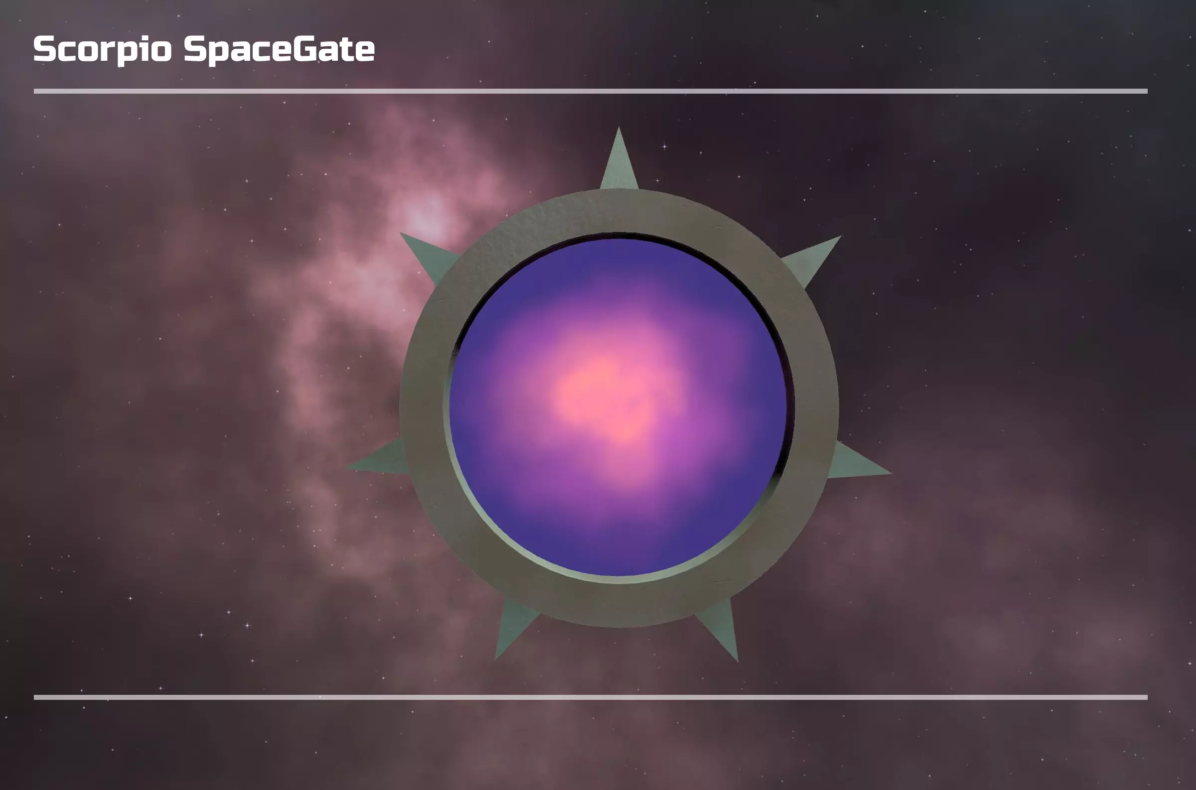 Scorpio SpaceGate Free low-poly 3D model