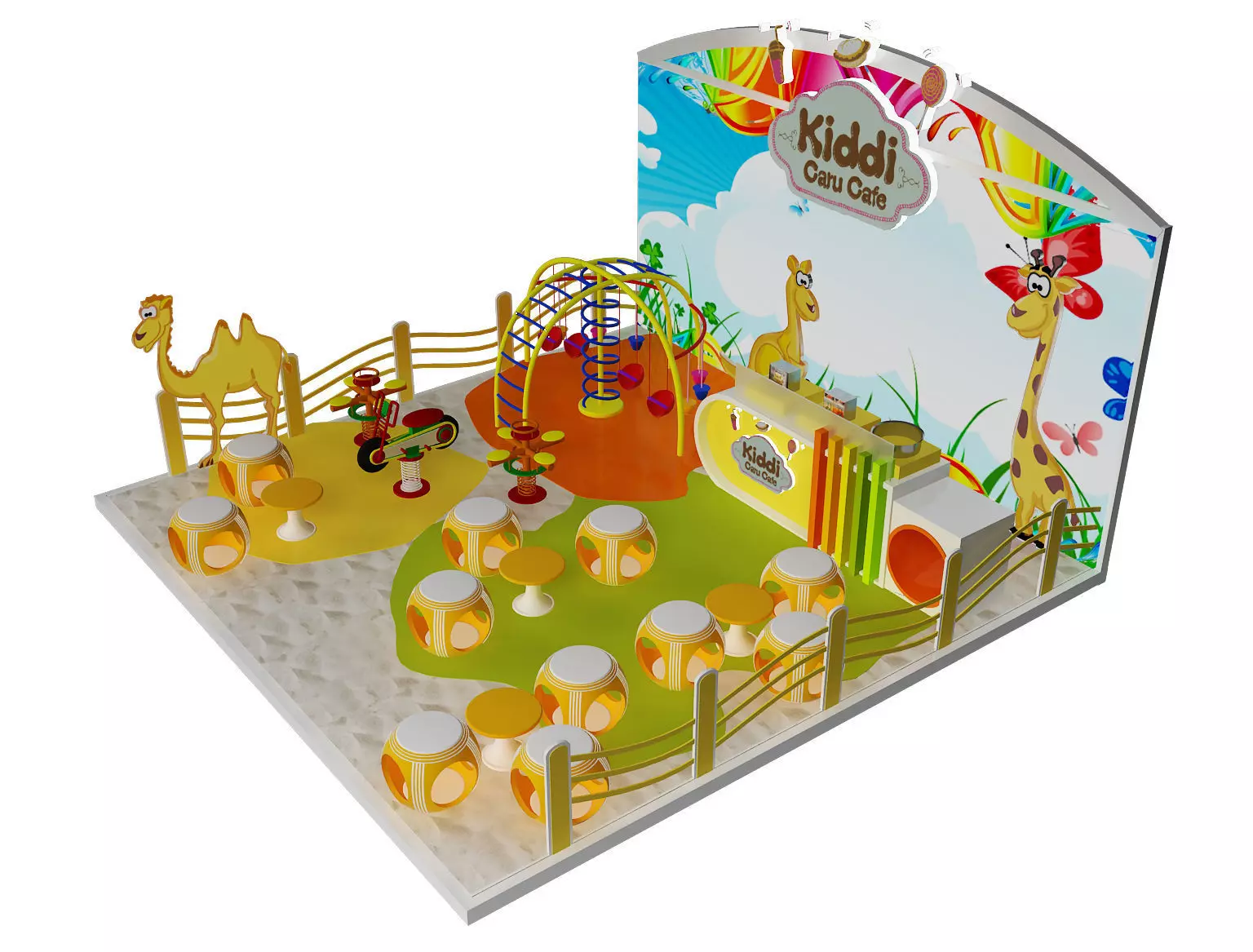 Booth Exhibition Stand a395c 3D model_0