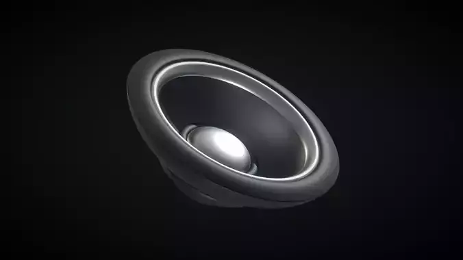 Sound ON Speaker  3D animation