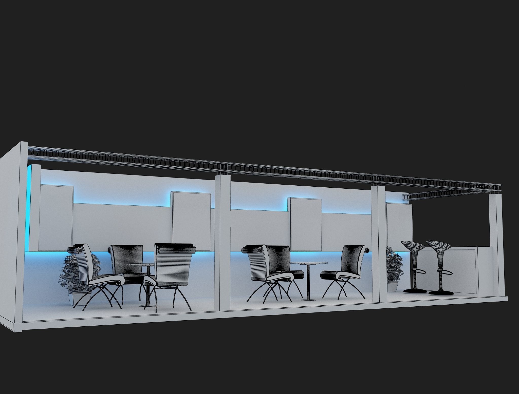 Booth Exhibition Stand a399c  3D model_3