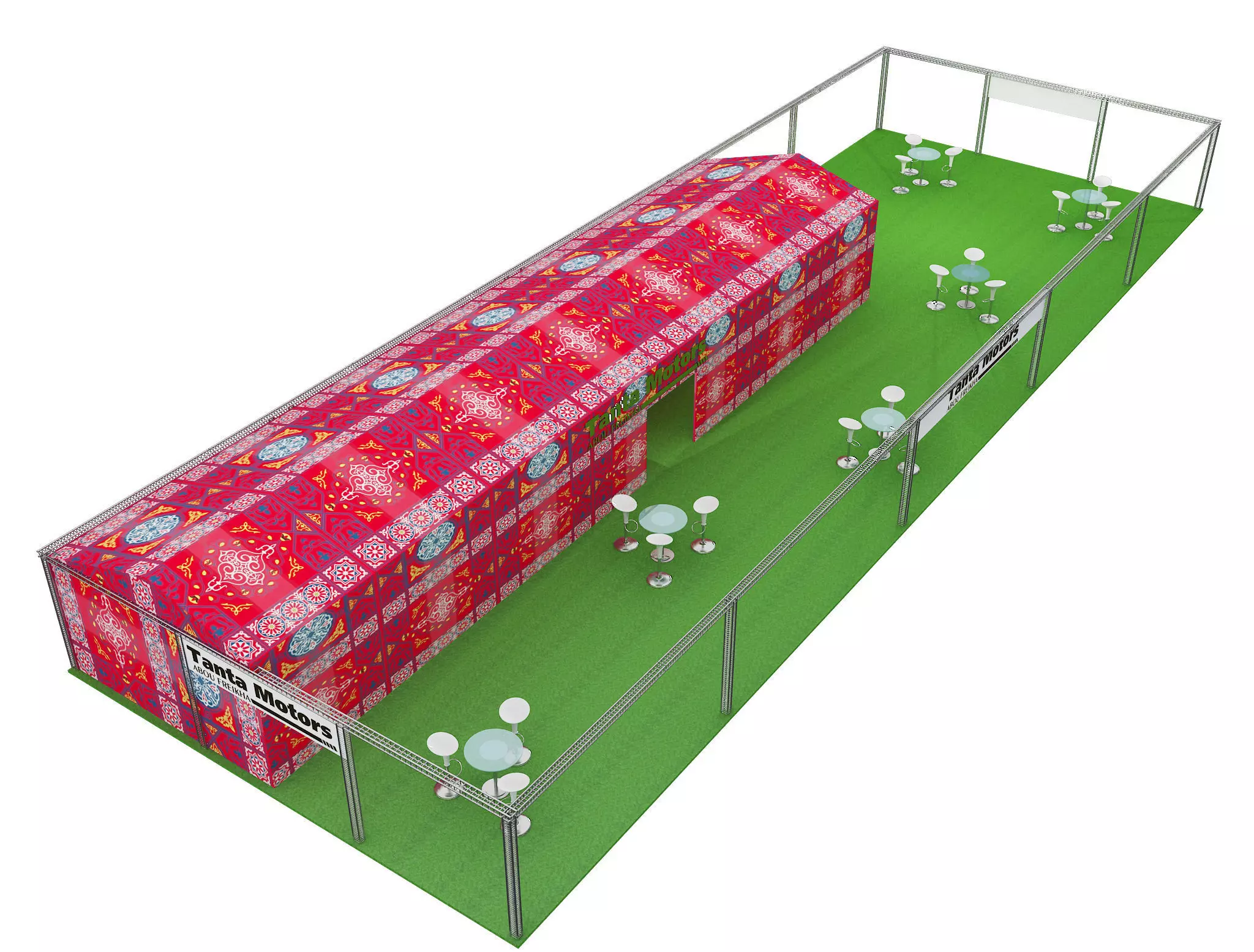 Booth Exhibition Stand a399d 3D model