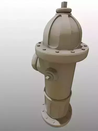 Hydrant - High-poly fire