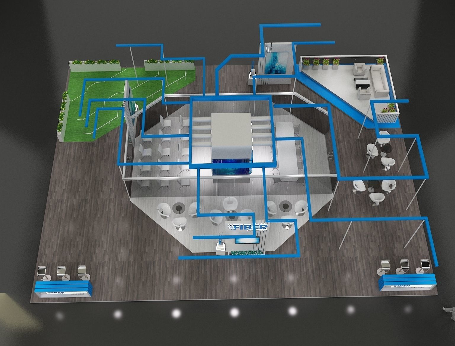 Booth Exhibition Stand a299 3D model_15