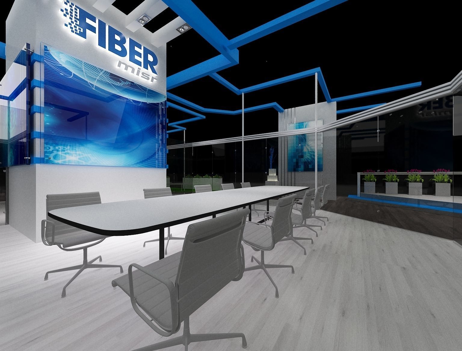 Booth Exhibition Stand a299 3D model_8