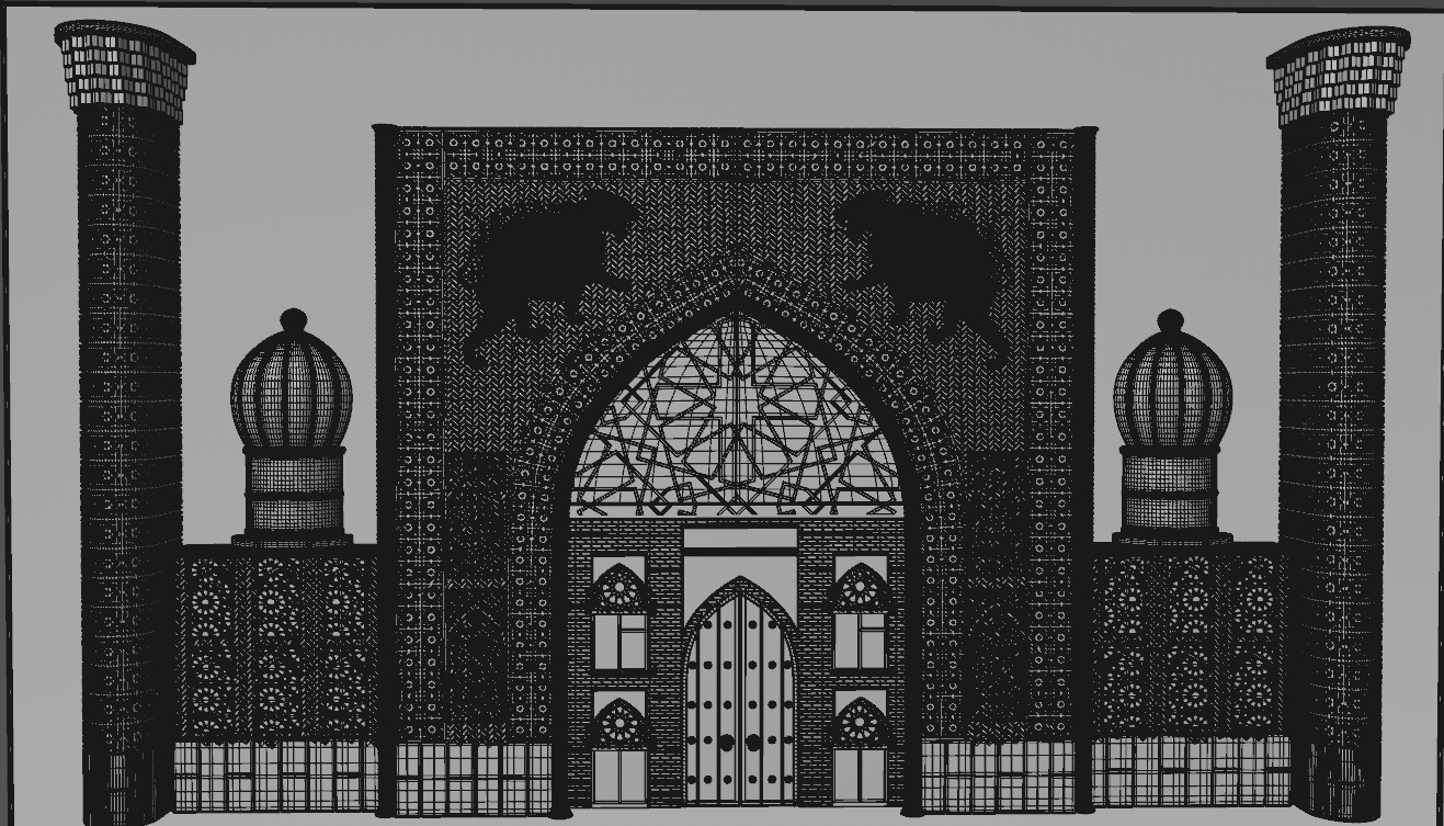 Registan  3D print model_4