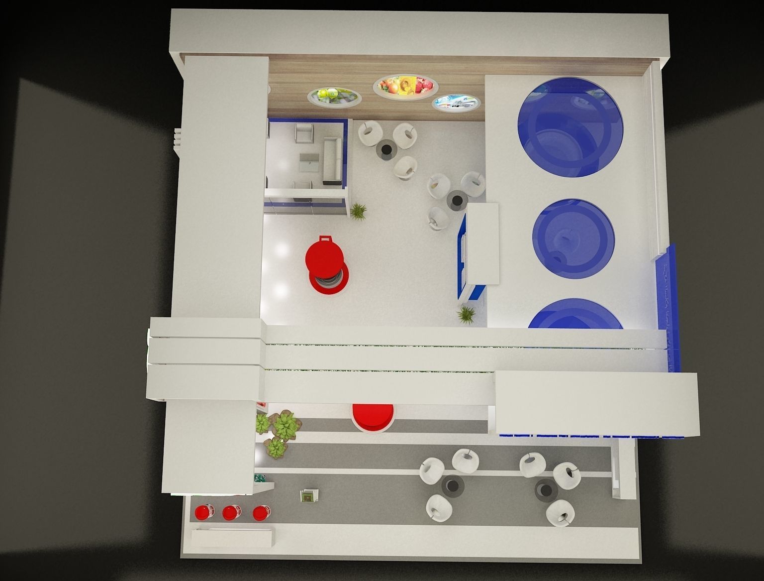Booth Exhibition Stand a298 3D model_12