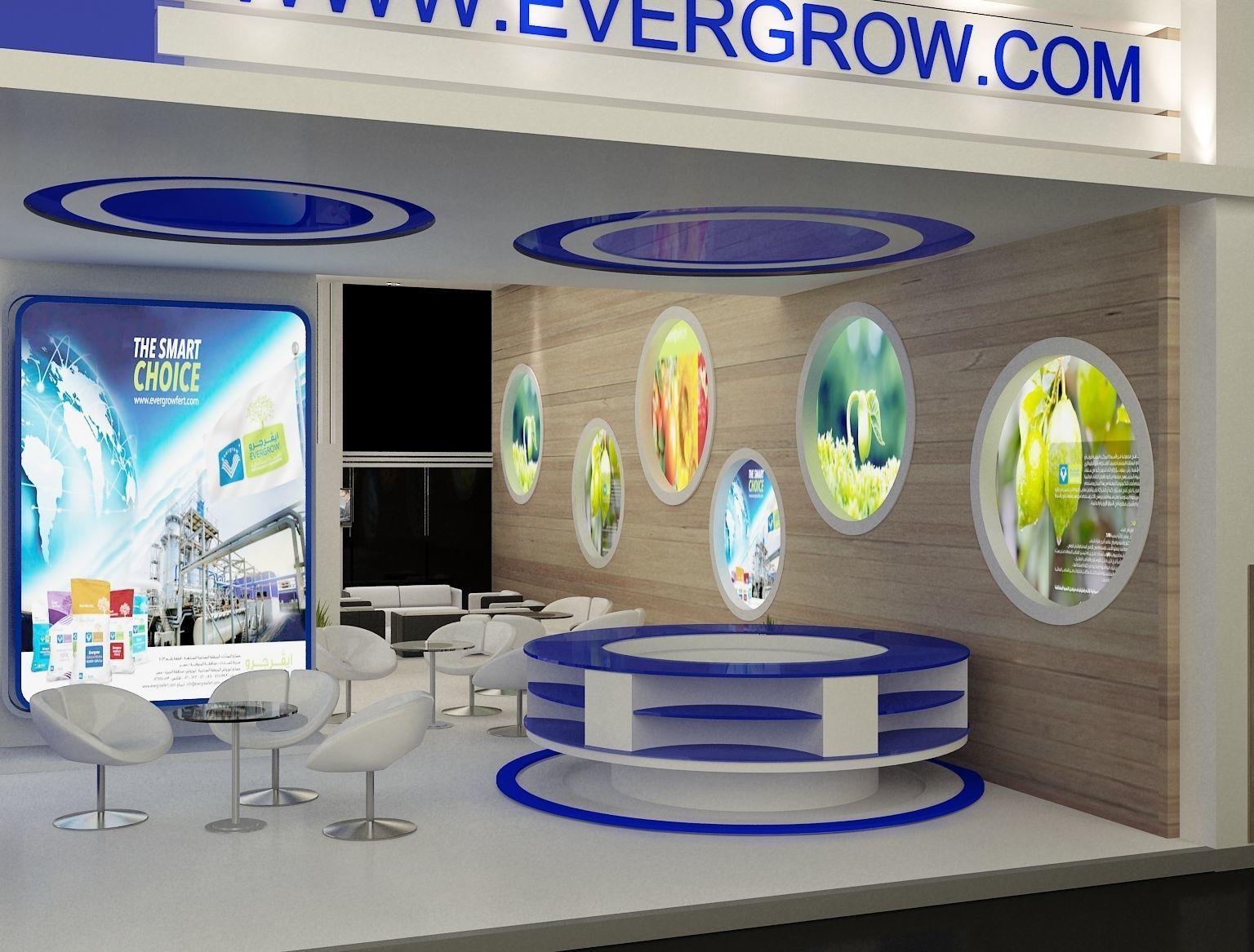 Booth Exhibition Stand a298 3D model_6