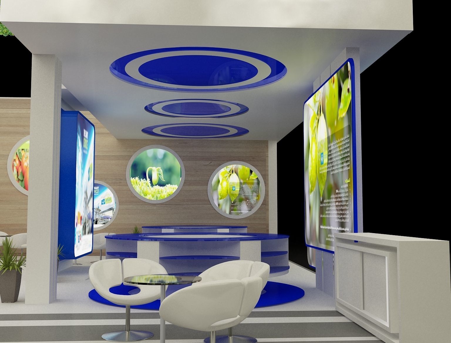 Booth Exhibition Stand a298 3D model_26