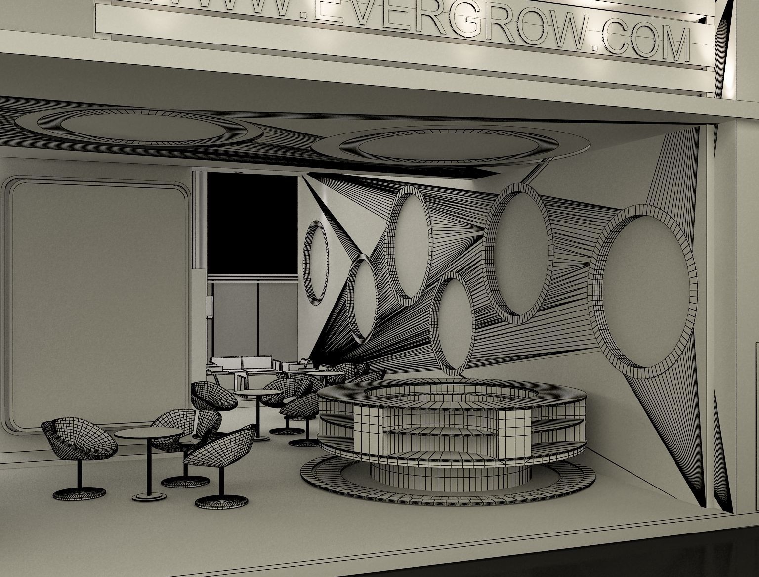 Booth Exhibition Stand a298 3D model_7