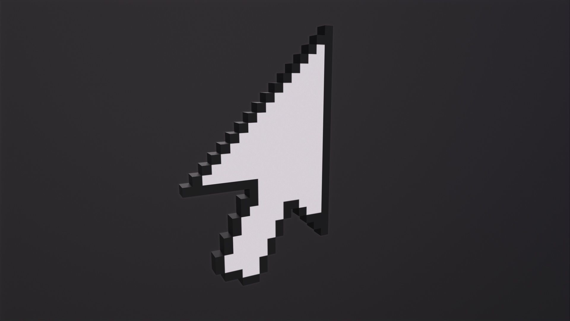 Cursor Arrow 3D Model Low-poly 3D model_6