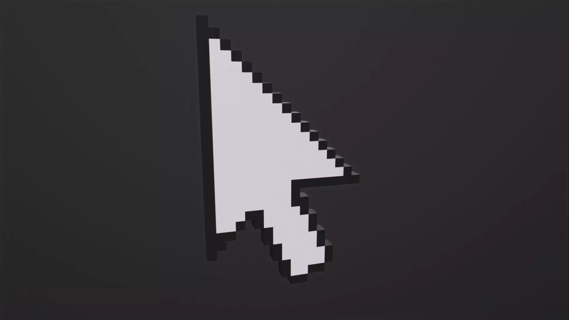 Cursor Arrow 3D Model Low-poly 3D model_0