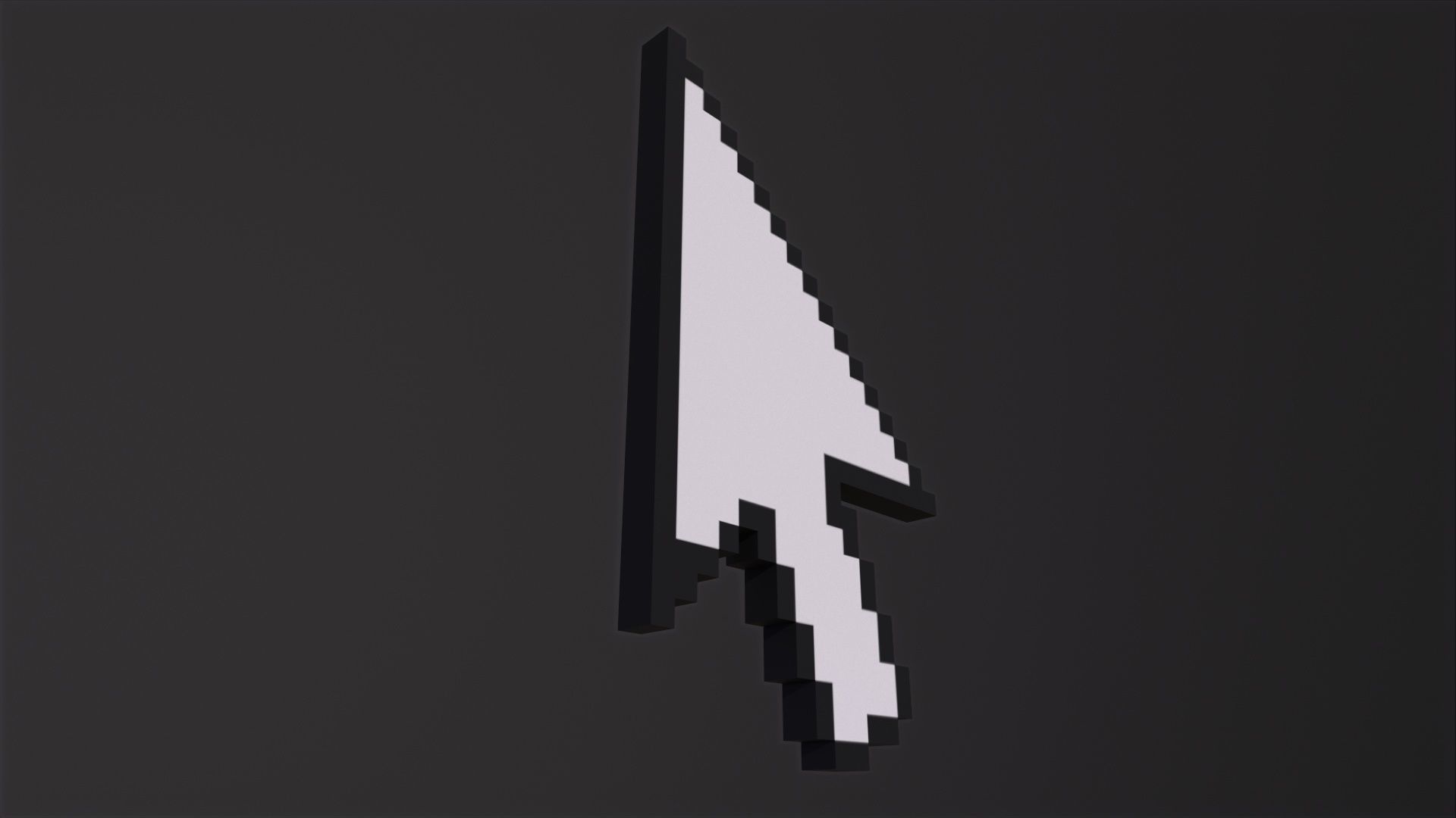 Cursor Arrow 3D Model Low-poly 3D model_3