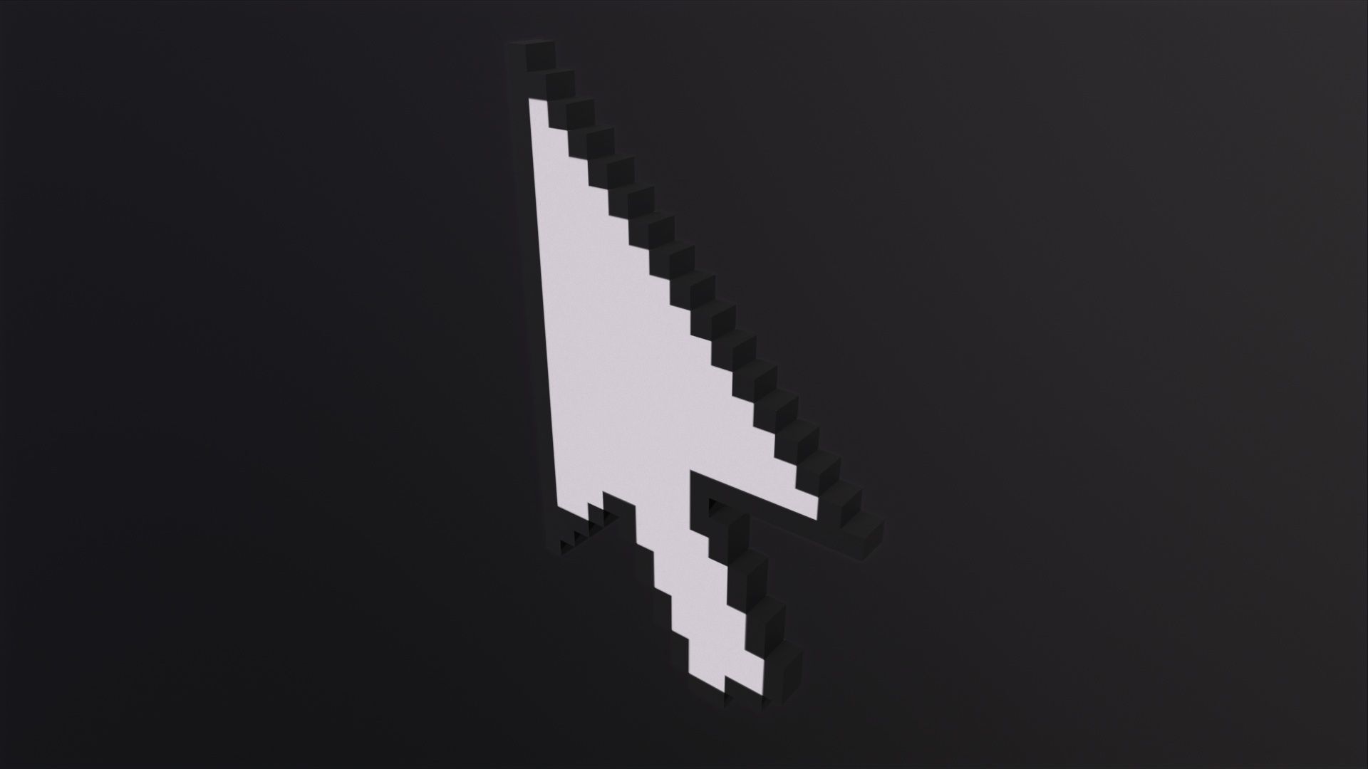 Cursor Arrow 3D Model Low-poly 3D model_5