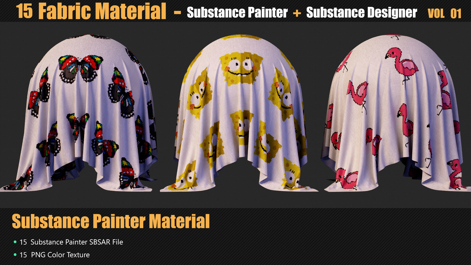 15 Fabric Materials In Substance Painter And Designer Texture_2