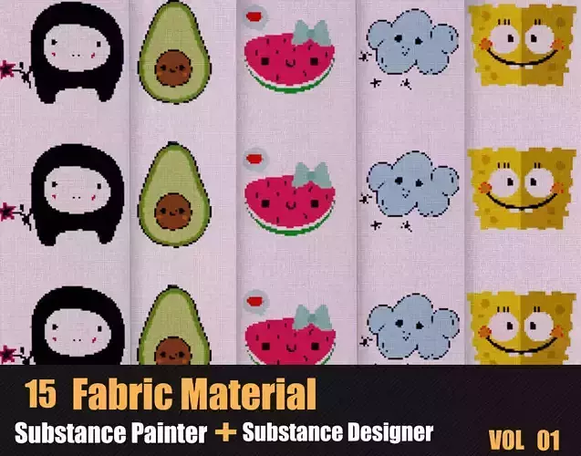 15 Fabric Materials In Substance Painter And Designer  Texture