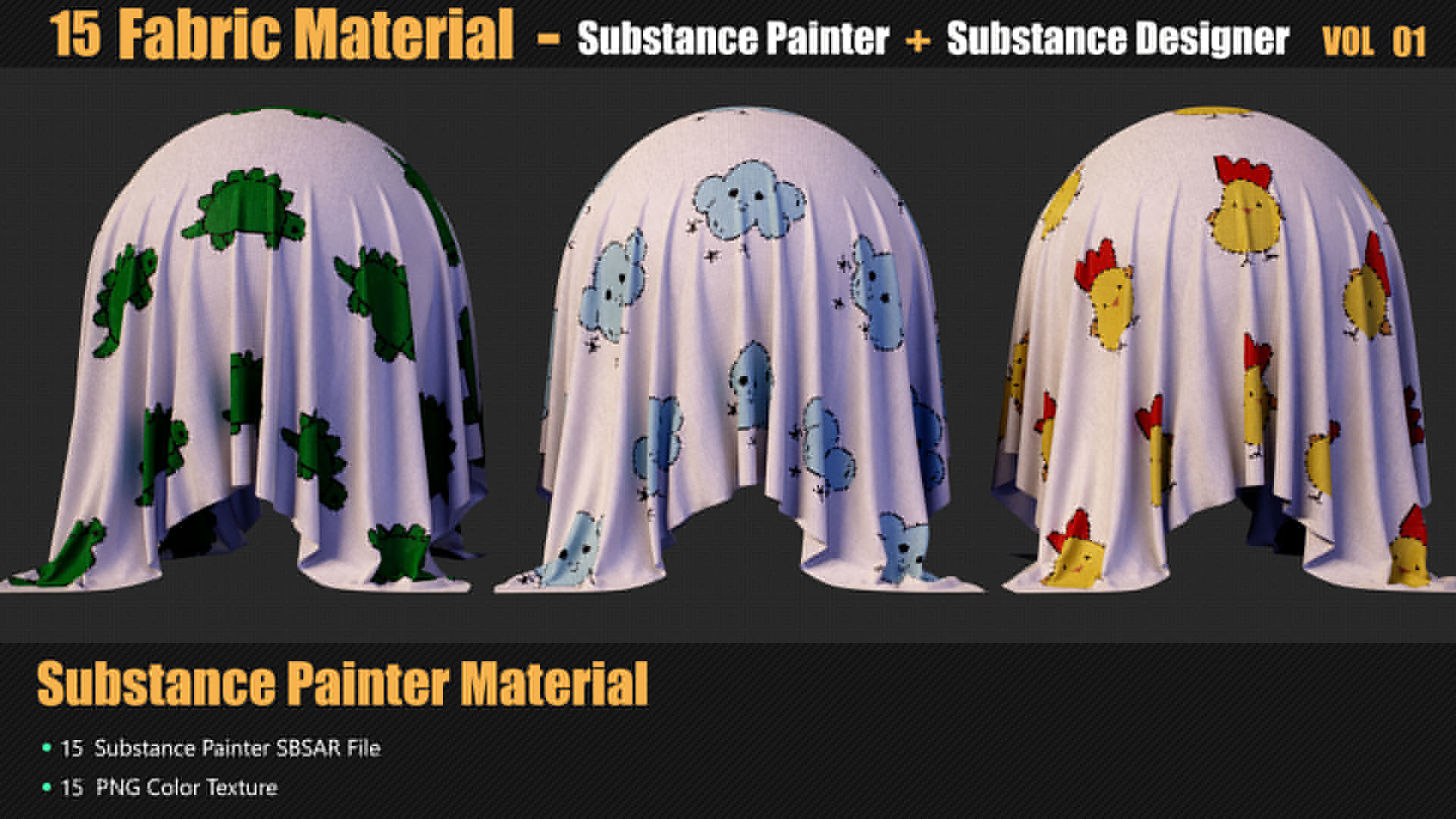 15 Fabric Materials In Substance Painter And Designer Texture_6