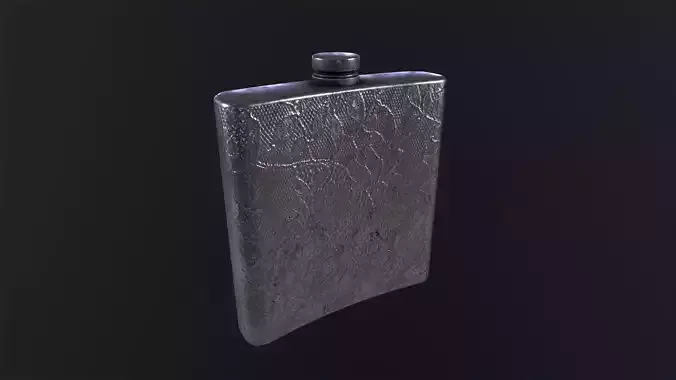 OldFlask ornate flask 3D Model