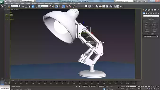 Luxo Lamp - Rigged