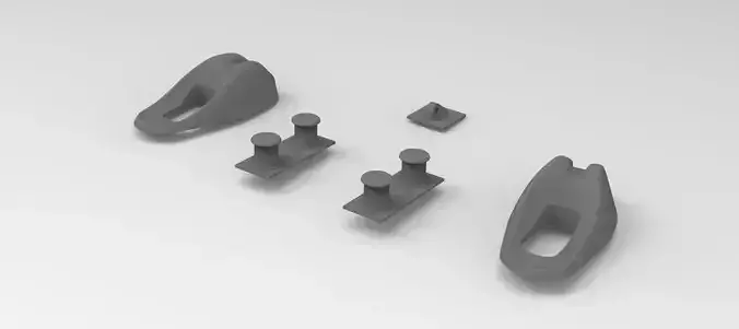 house pipe and bollards