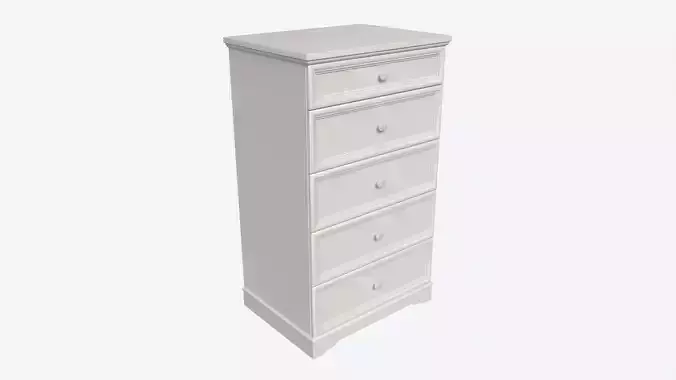 Children 5-drawer Dresser 3D model