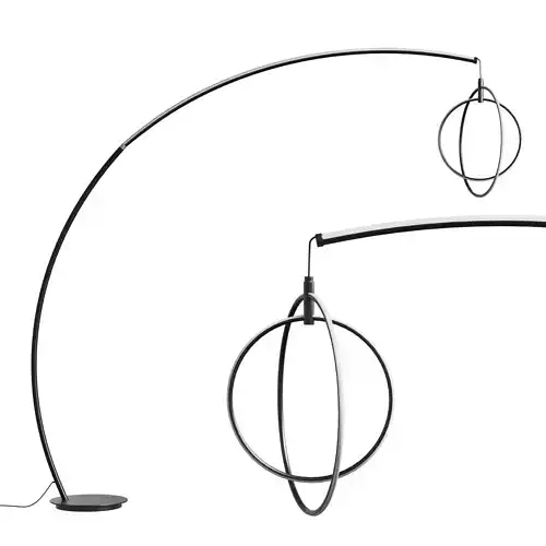 lite source monita matte black led