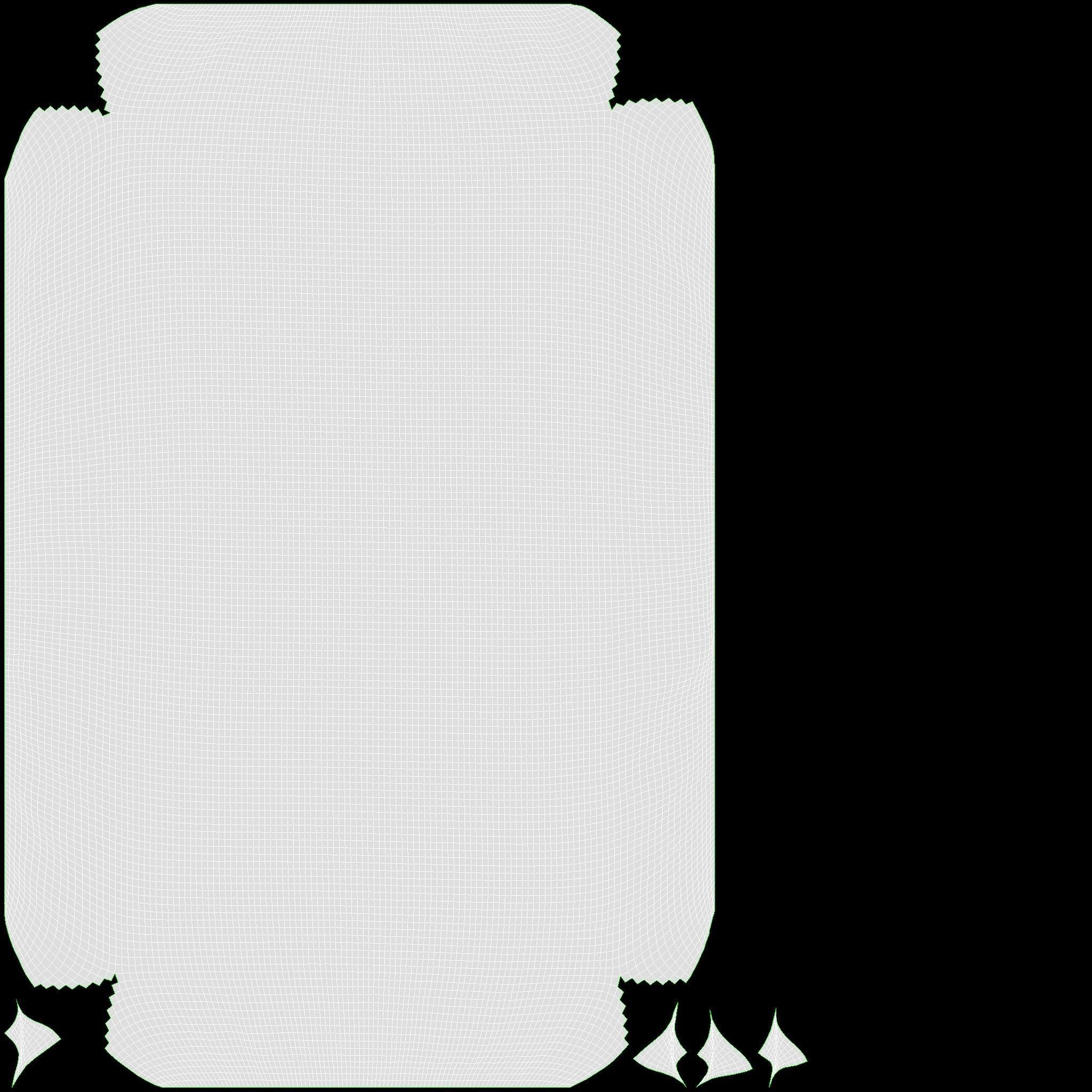 Children Bed with Decorated Headboard and Footboard 3D model_17