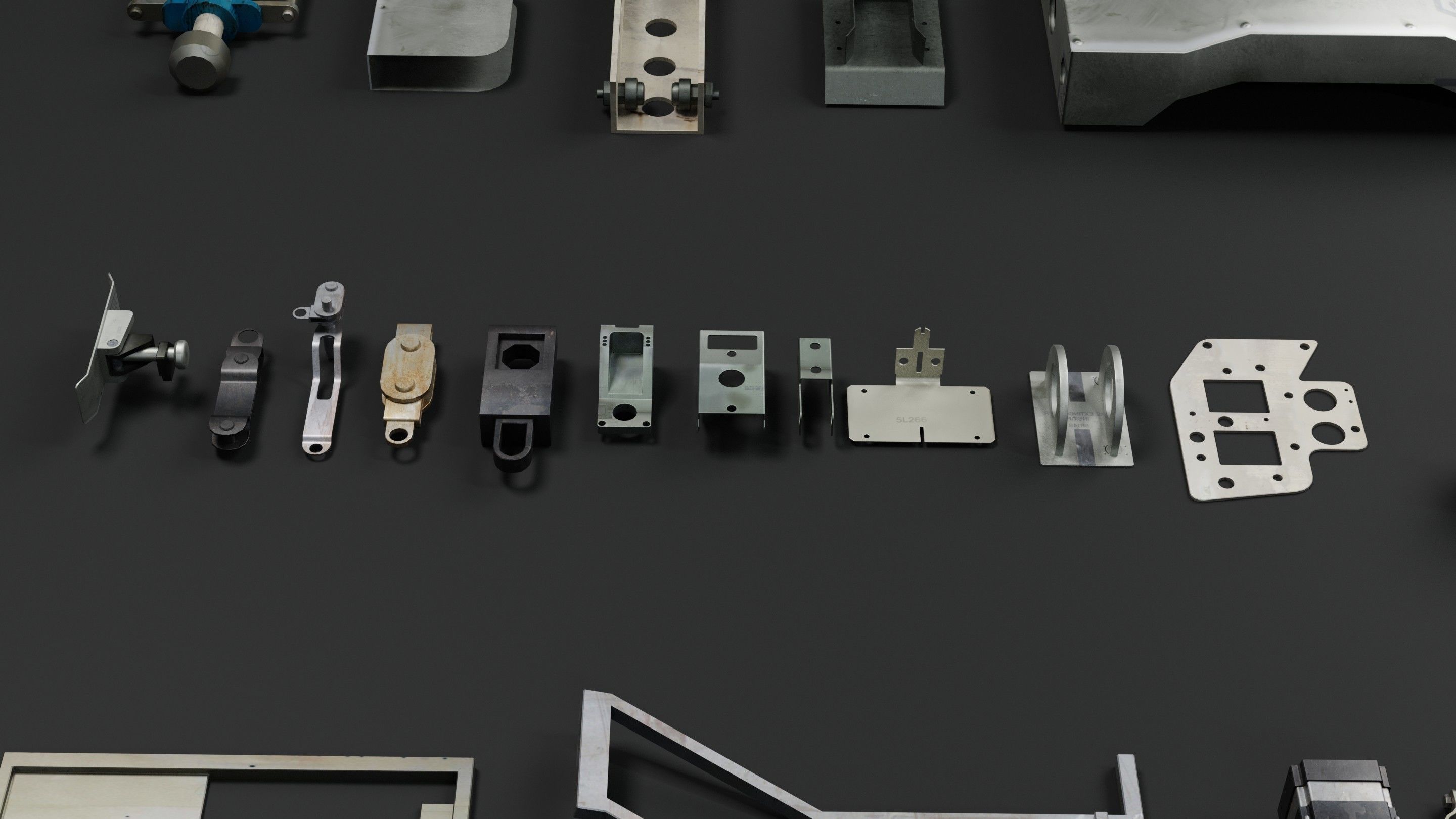 Random Greeble Pack Low-poly 3D model_5